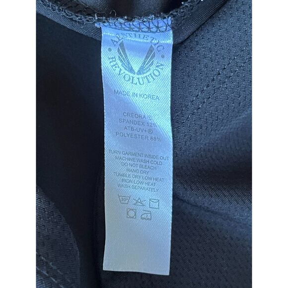 ASRV Black Basketball Gym Running Tank Top Shirt Mens Size Medium - Picture 5 of 9